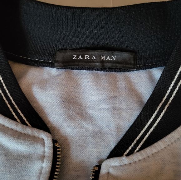 MEN Zara Bomber Jacket Size Medium - Picture 4 of 4